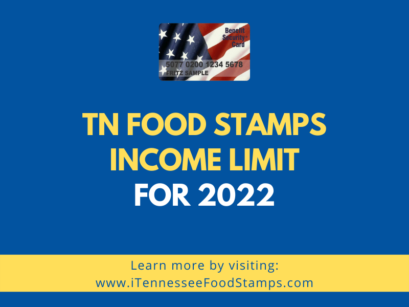 TN Food Stamps Income Limit for 2022