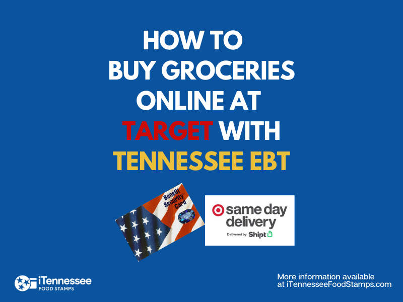 "How to pay with Tennessee EBT Online at Target"